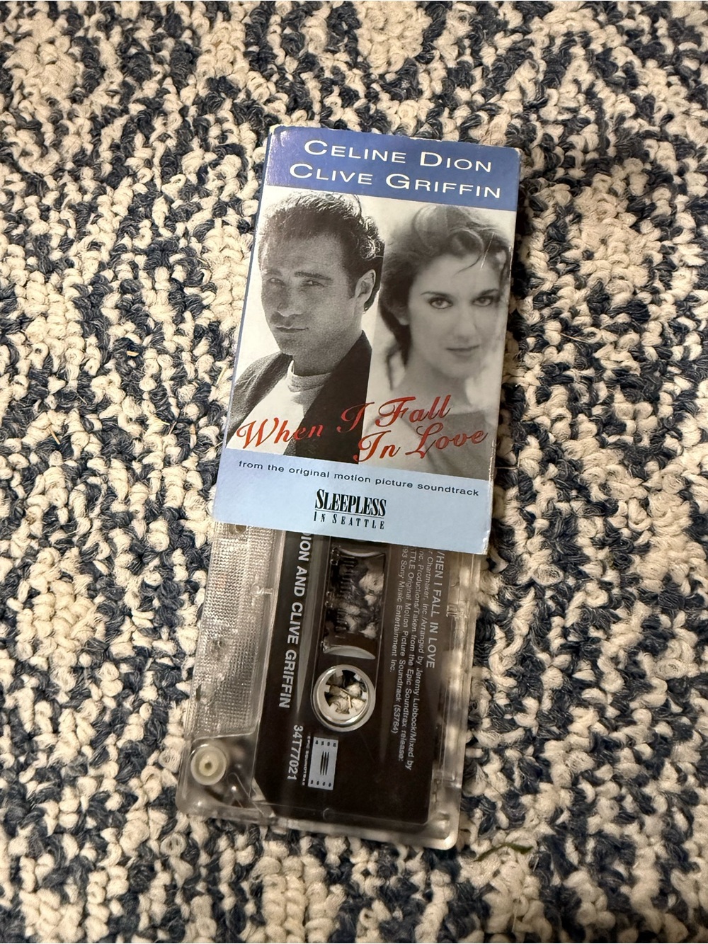 When I fall in love cassette - Celine Dion